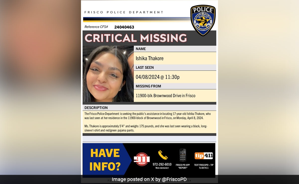 Indian-Origin Student Found In US Days After She Went Missing