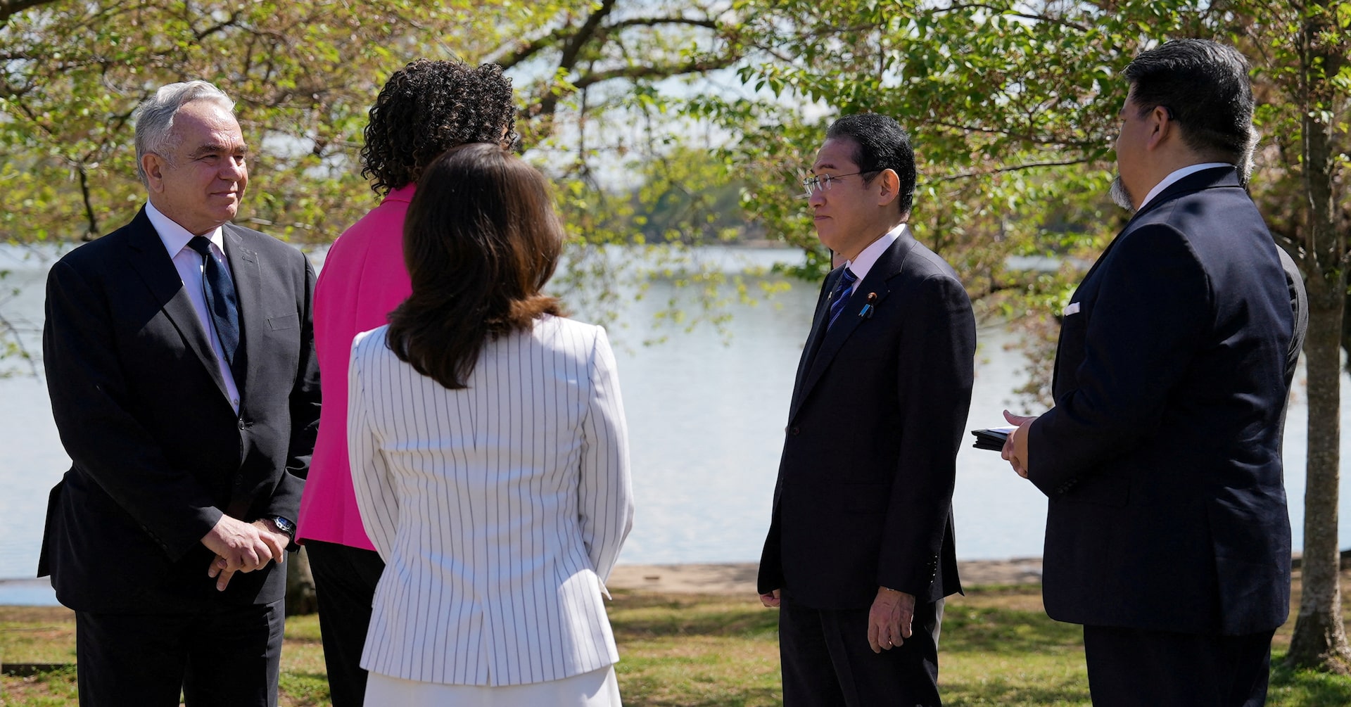Kishida delights Washington with promise of 250 cherry trees as independence gift
