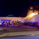 Hundreds lose belongings in blaze